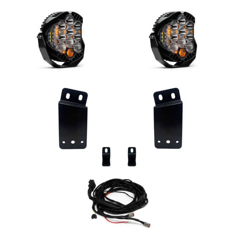 Dodge Ram TRX Light Mount Kit - Bumper - Baja Designs - LP9 Series - `21-`27